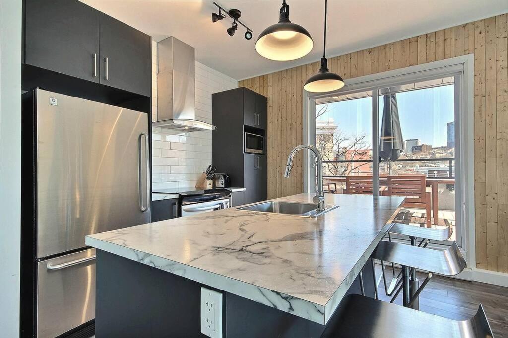 K-417 / Parking & Gym - Private Balconies Apartman Québec Kültér fotó